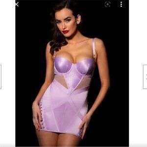 Honey Birdette Lavender Mini Dress
